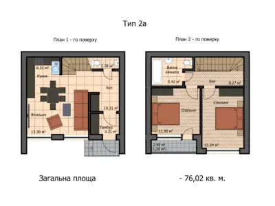 Продаж таунхаусів у найкращій локації в Рудно, фото 6