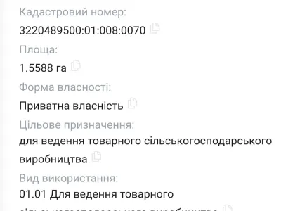 Фасад. Земельна ділянка. 1,55 ГА, фото 3