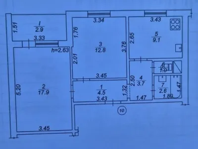 Продаж 2-х кімнатної квартири, фото 14